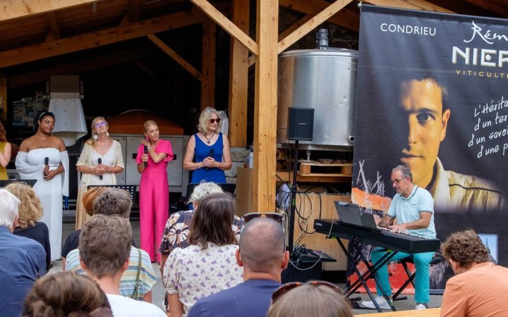 Soirée Jazz Domaine Niero condrieur côte rotie saint joseph Crozes Hermitage